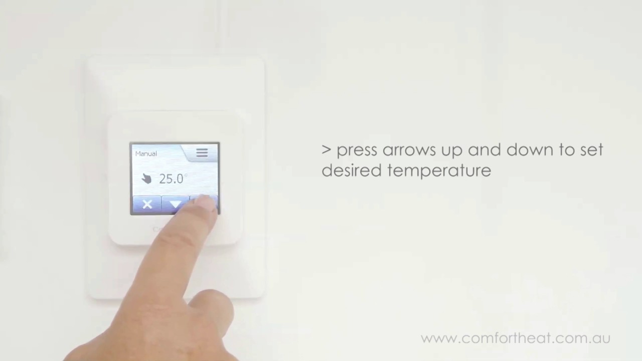 MWD5 - Programmable WiFi Thermostat | Controls gallery detail image