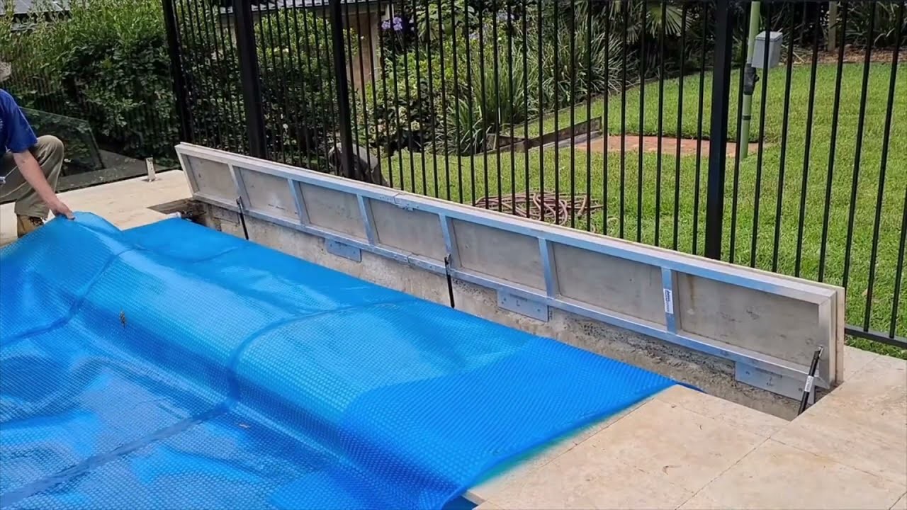 Concrete UnderCover® Concealed Pool Cover - Powered gallery detail image