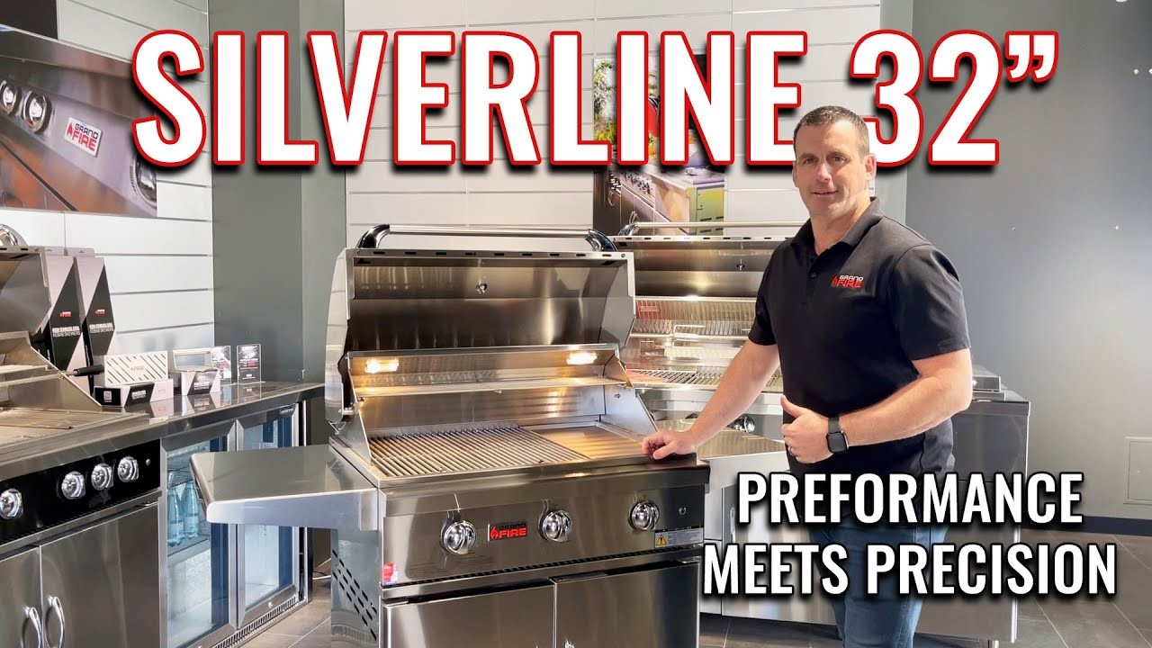 Grandfire Silverline - 32″ Gas BBQ gallery detail image