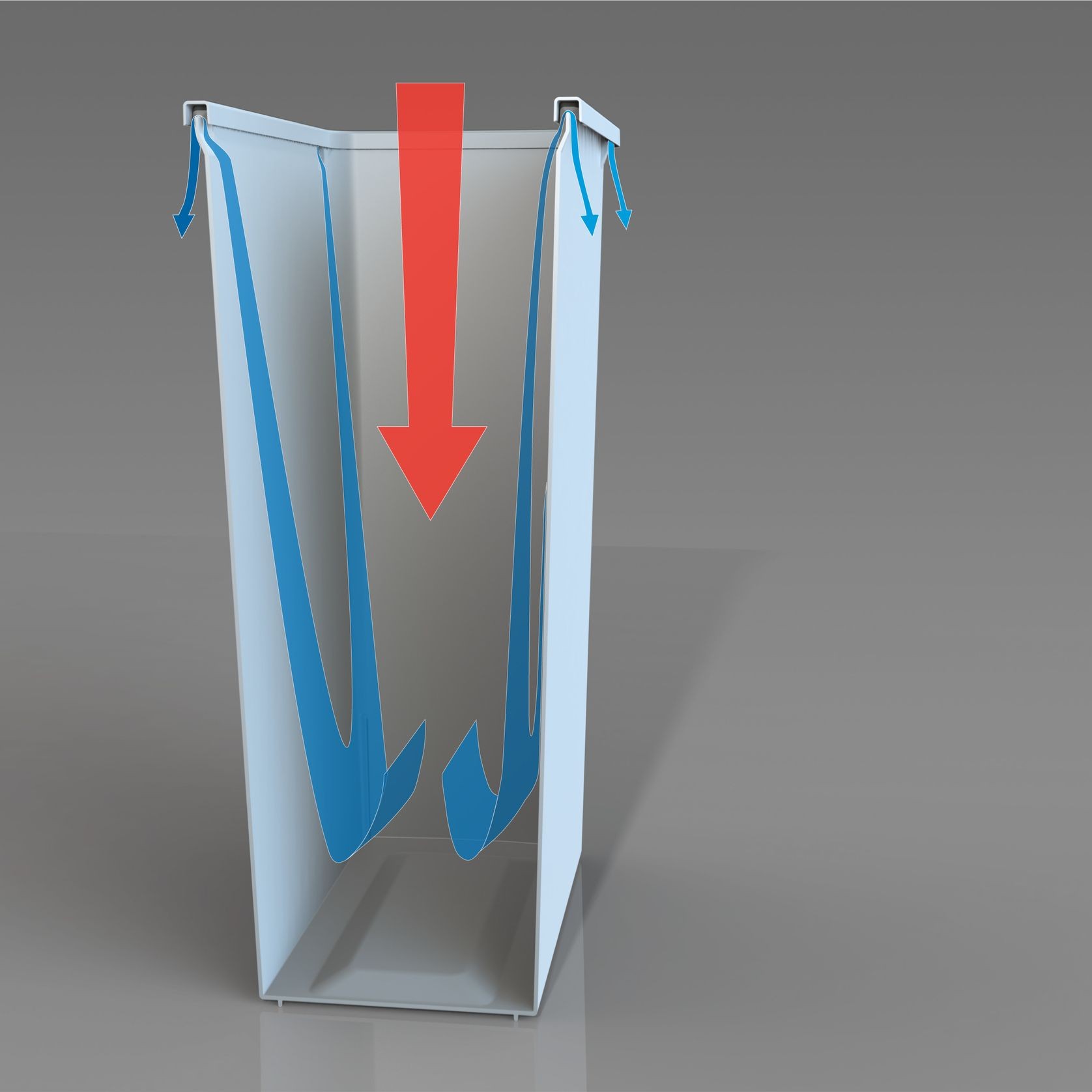 Compact Bin Storage - 1 x 40 Litre Bucket - Door Pull gallery detail image