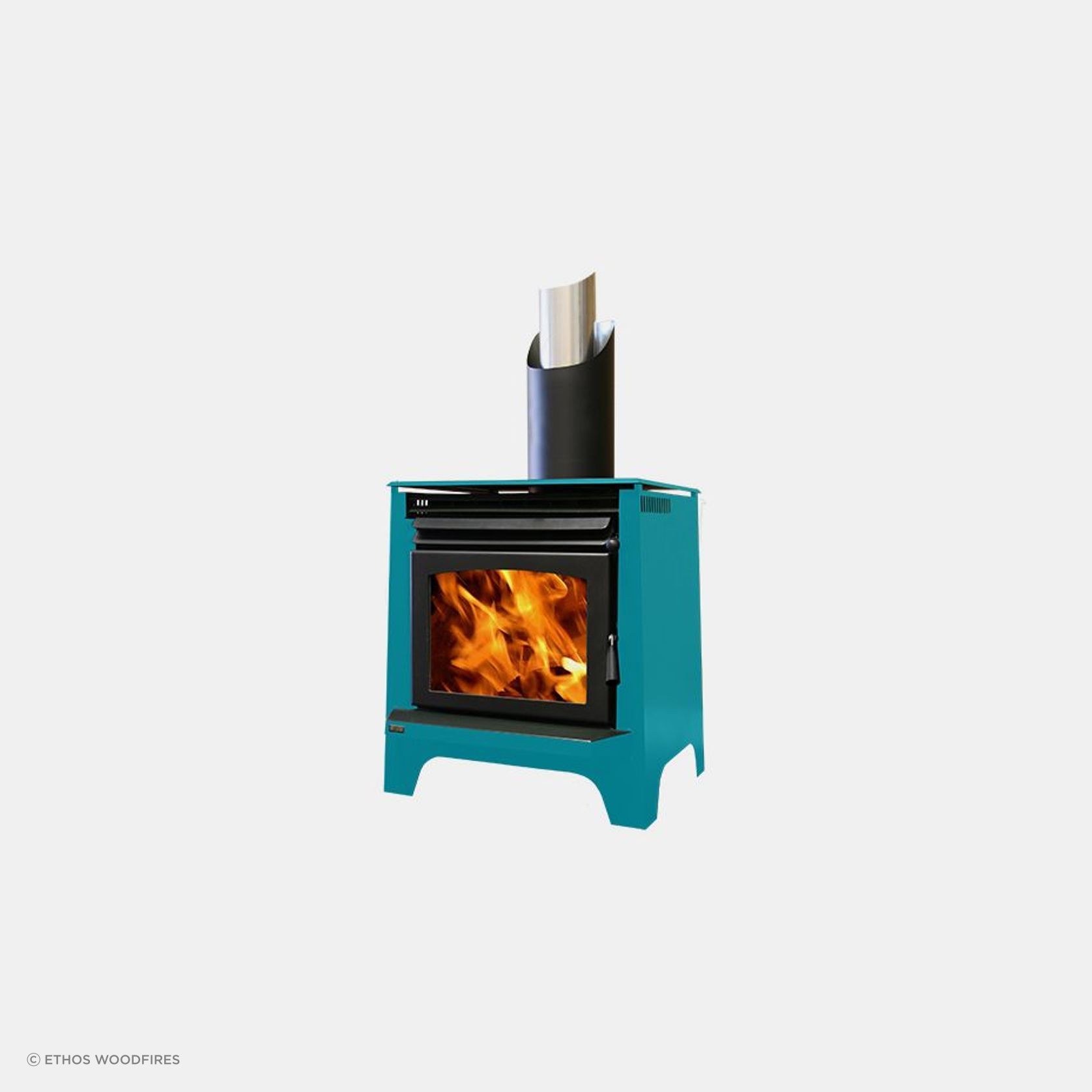 Phoenix Freestanding Wood Fireplace gallery detail image