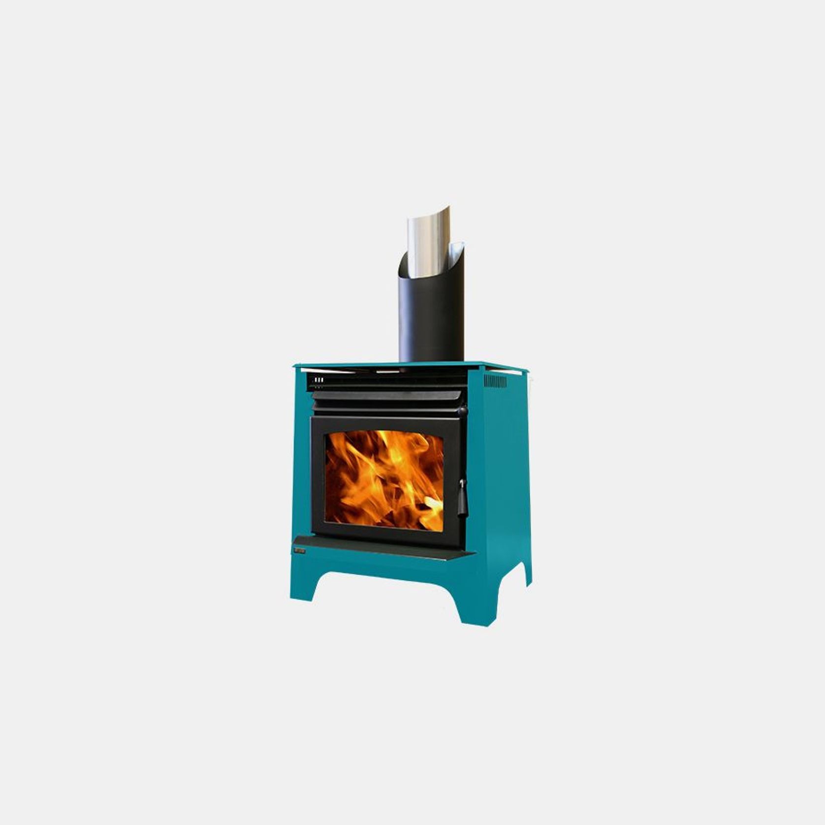 Phoenix Freestanding Wood Fireplace gallery detail image