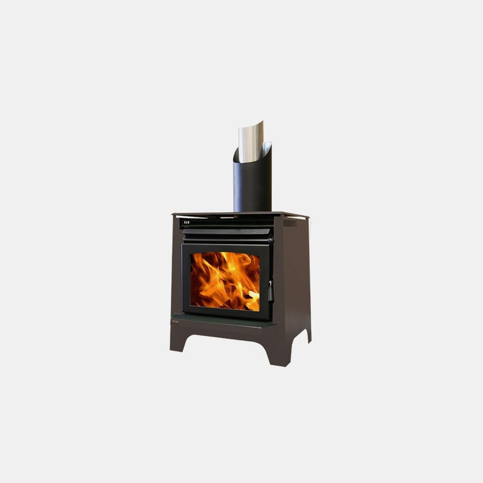 Phoenix Freestanding Wood Fireplace gallery detail image