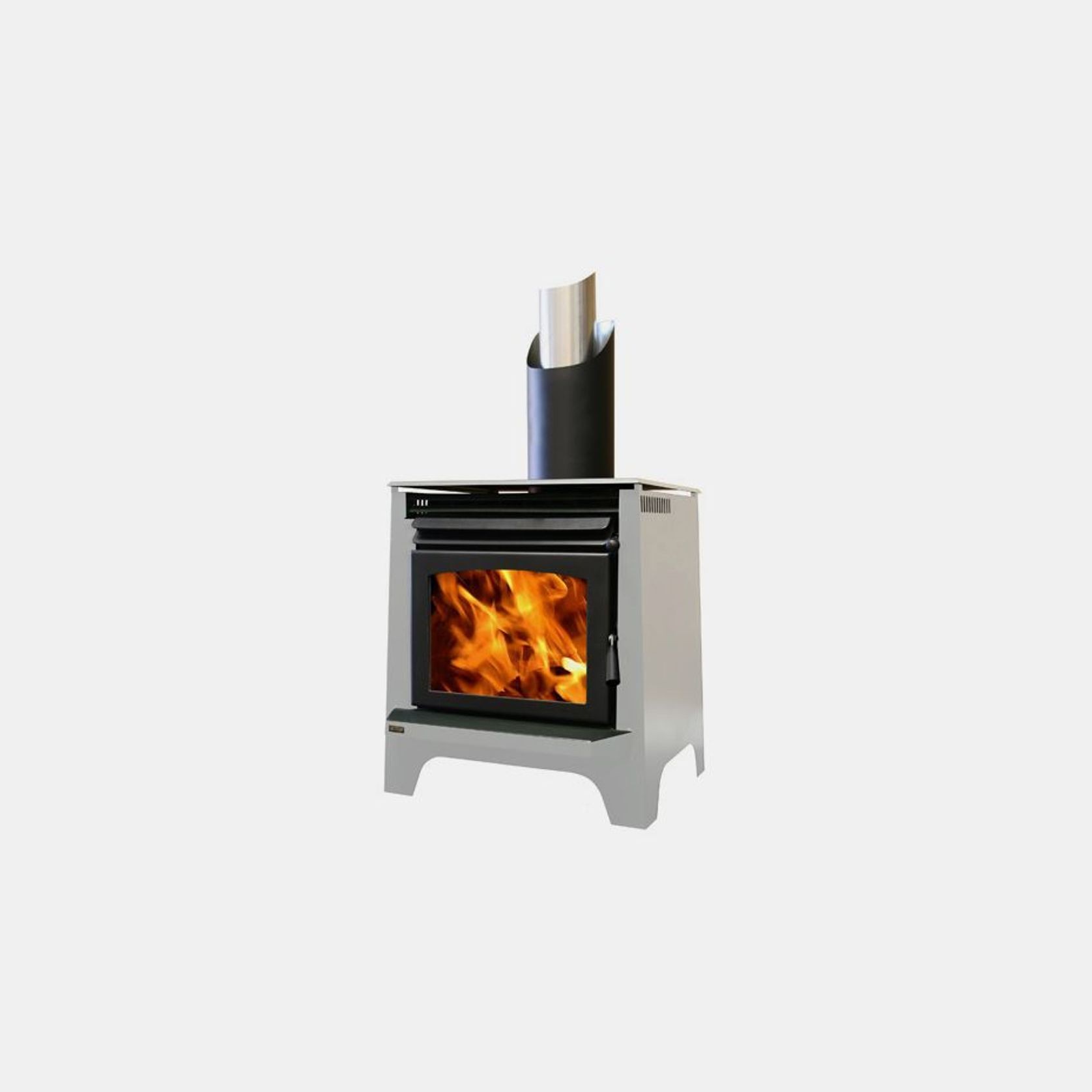 Phoenix Freestanding Wood Fireplace gallery detail image