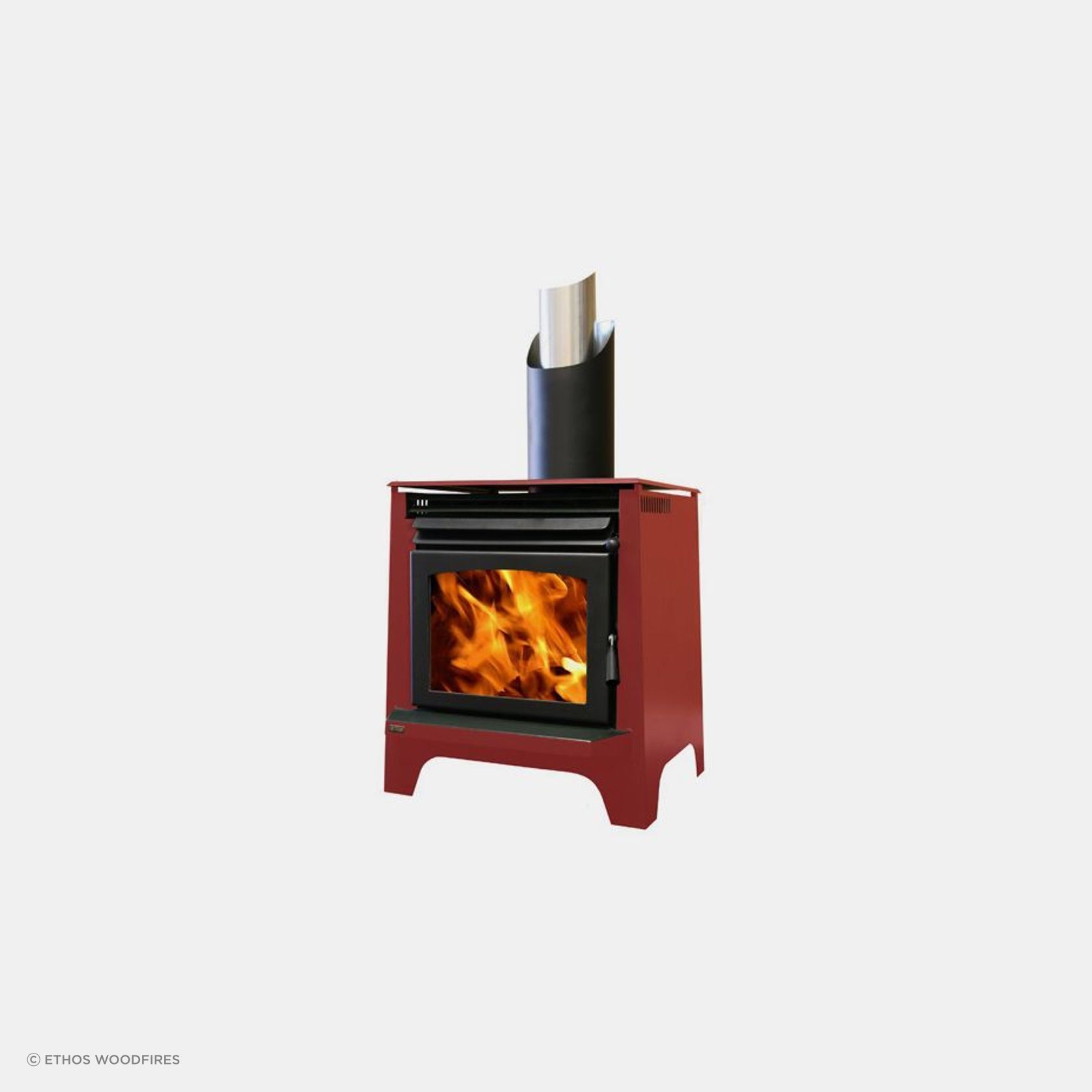 Phoenix Freestanding Wood Fireplace gallery detail image