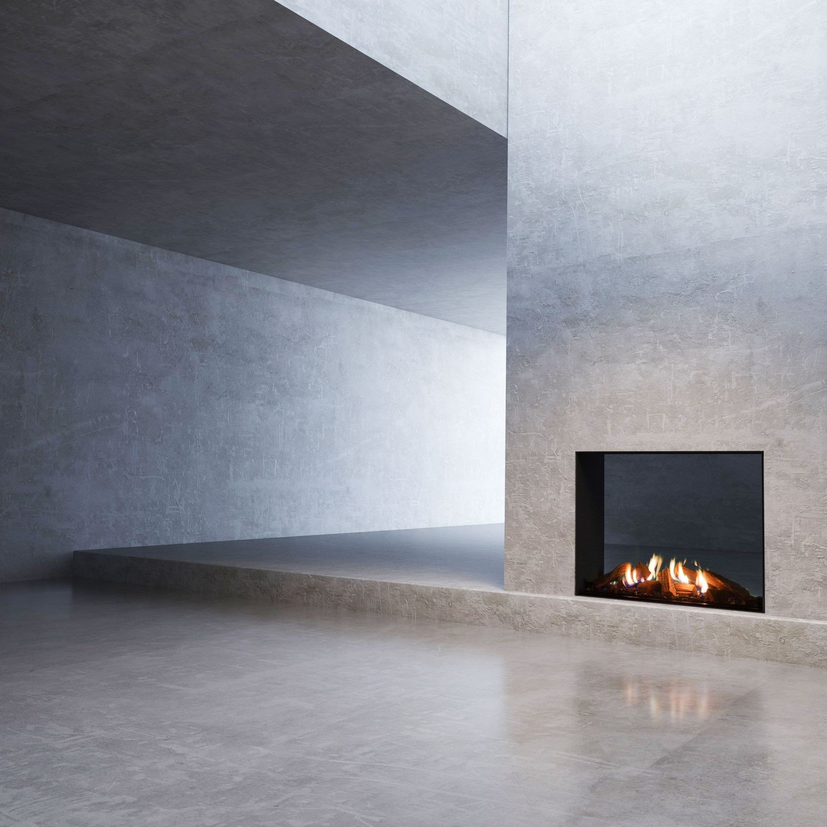 MODE KS1150 Tall Gas Fireplace gallery detail image