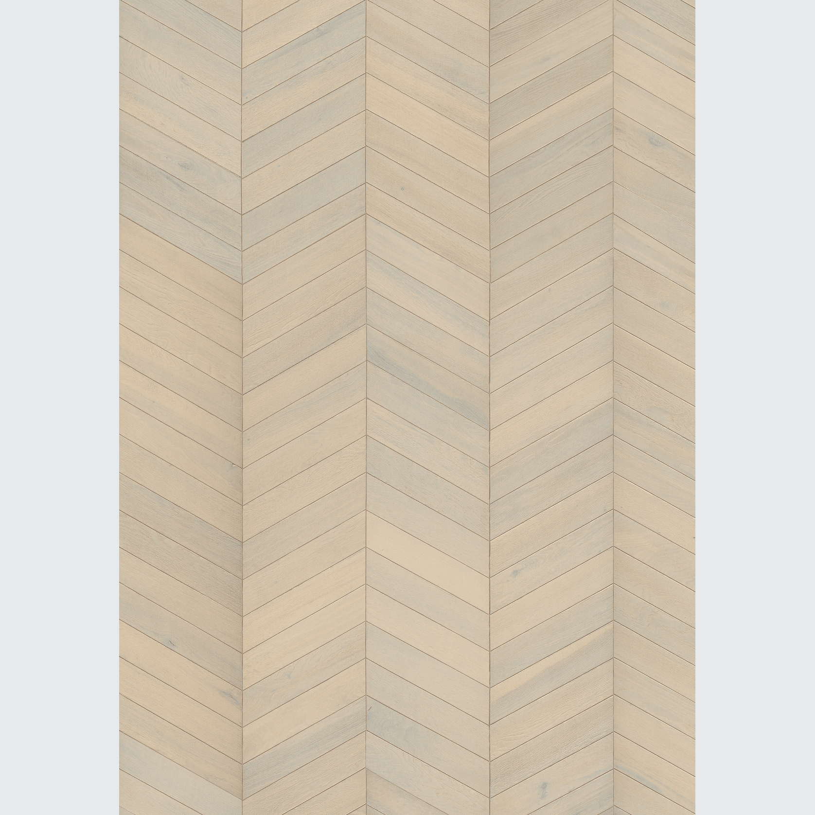 Oak Chevron White Wood Flooring gallery detail image