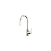 Stainless Gooseneck Pull Out Sink Mixer with Cold Start gallery detail image