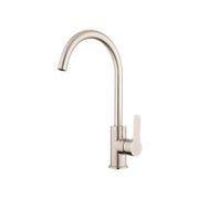 Stainless Gooseneck Sink Mixer with Cold Start tech gallery detail image