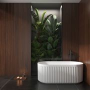 Freestanding Fluted Bathtub 1500mm gallery detail image