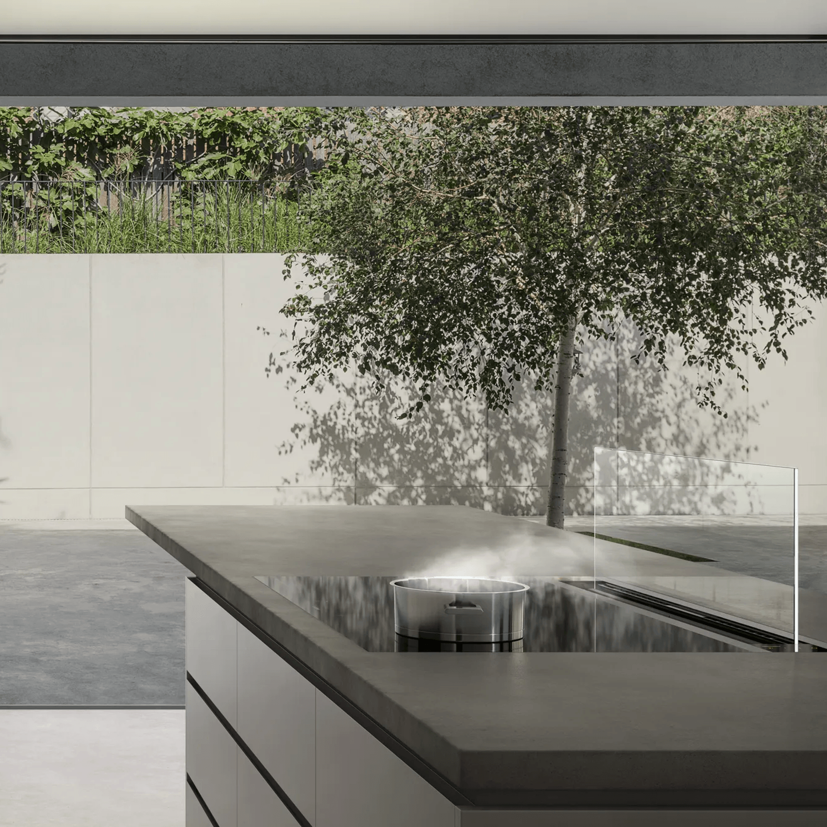 Gaggenau Downdraft Hood 200 Series Flush Install 90 cm gallery detail image
