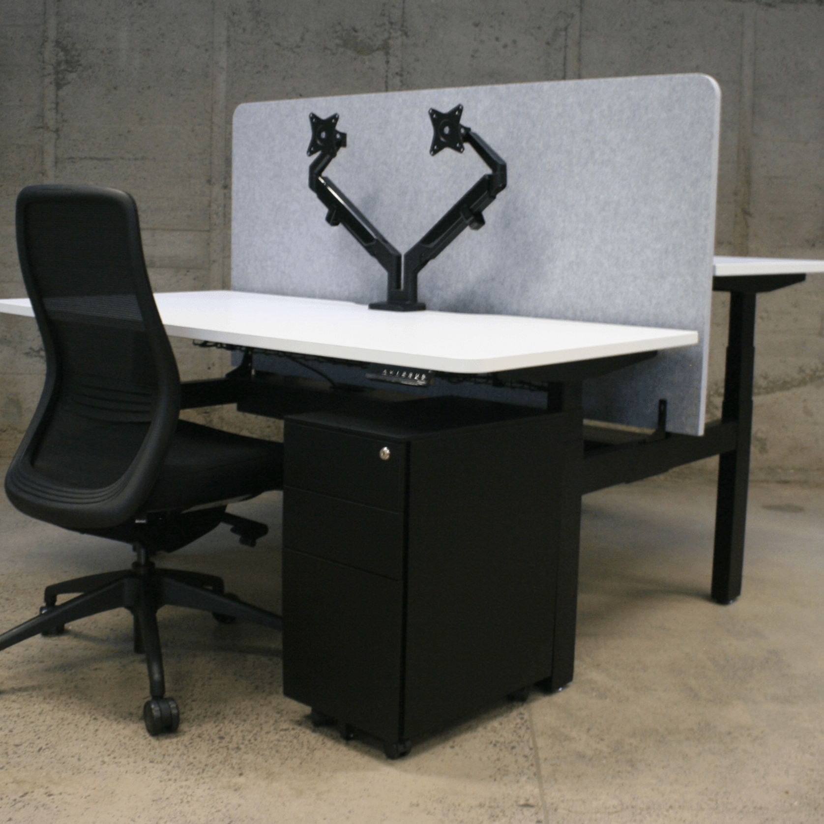 Synergy Double Sided Electric Desk (Exclusive) gallery detail image
