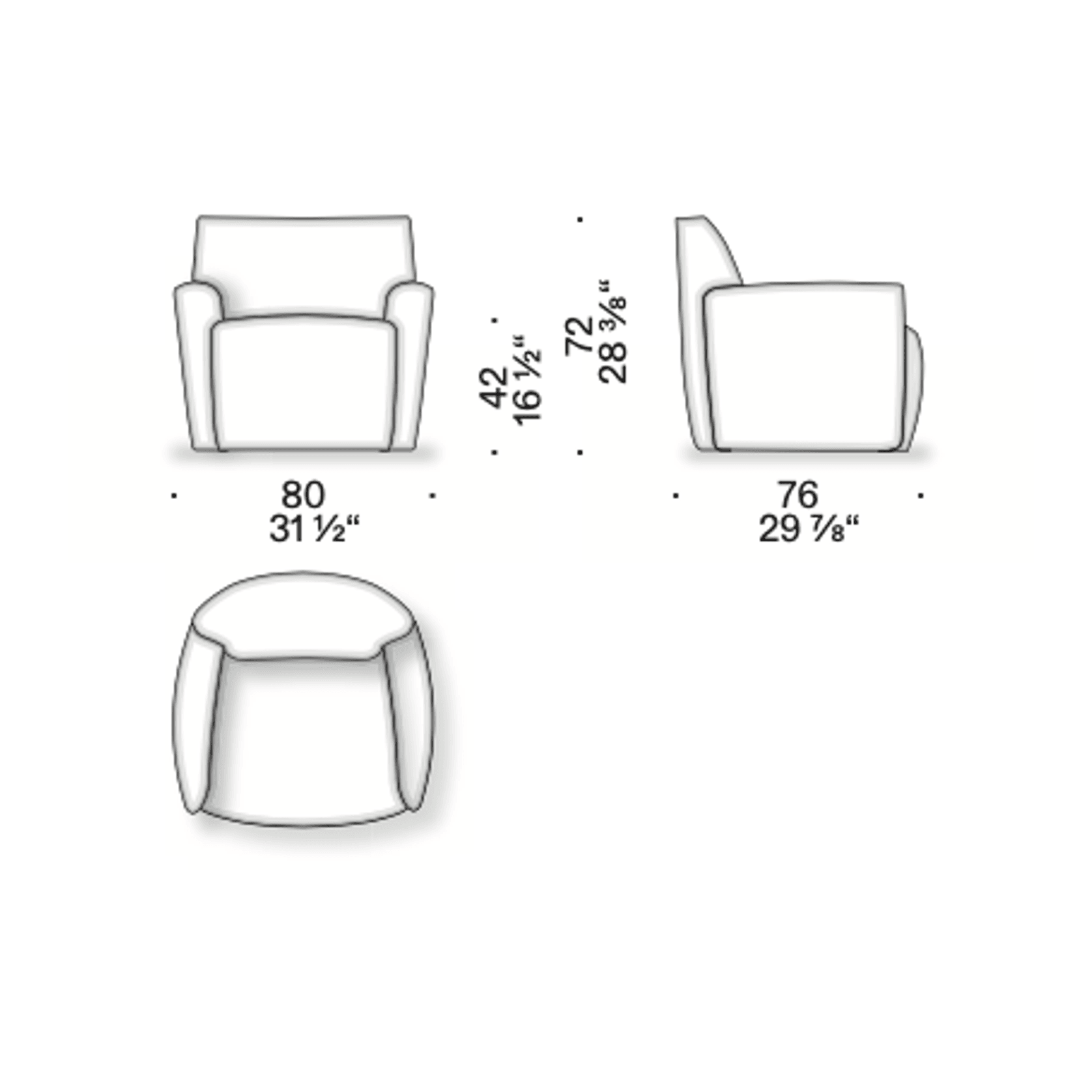 Ami Armchair by DePadova gallery detail image