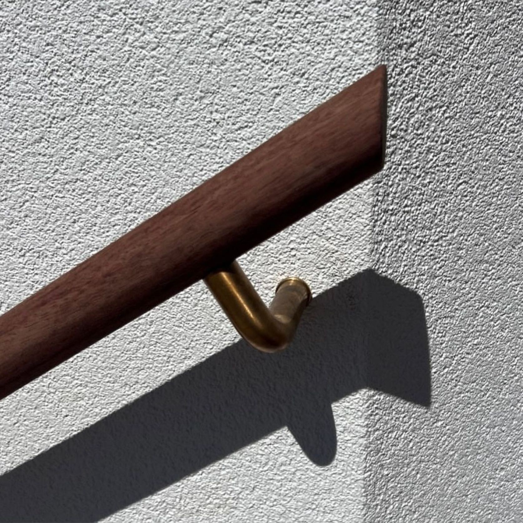 HB590 Plain Solid Bronze Stair Rail Bracket | Handrails gallery detail image