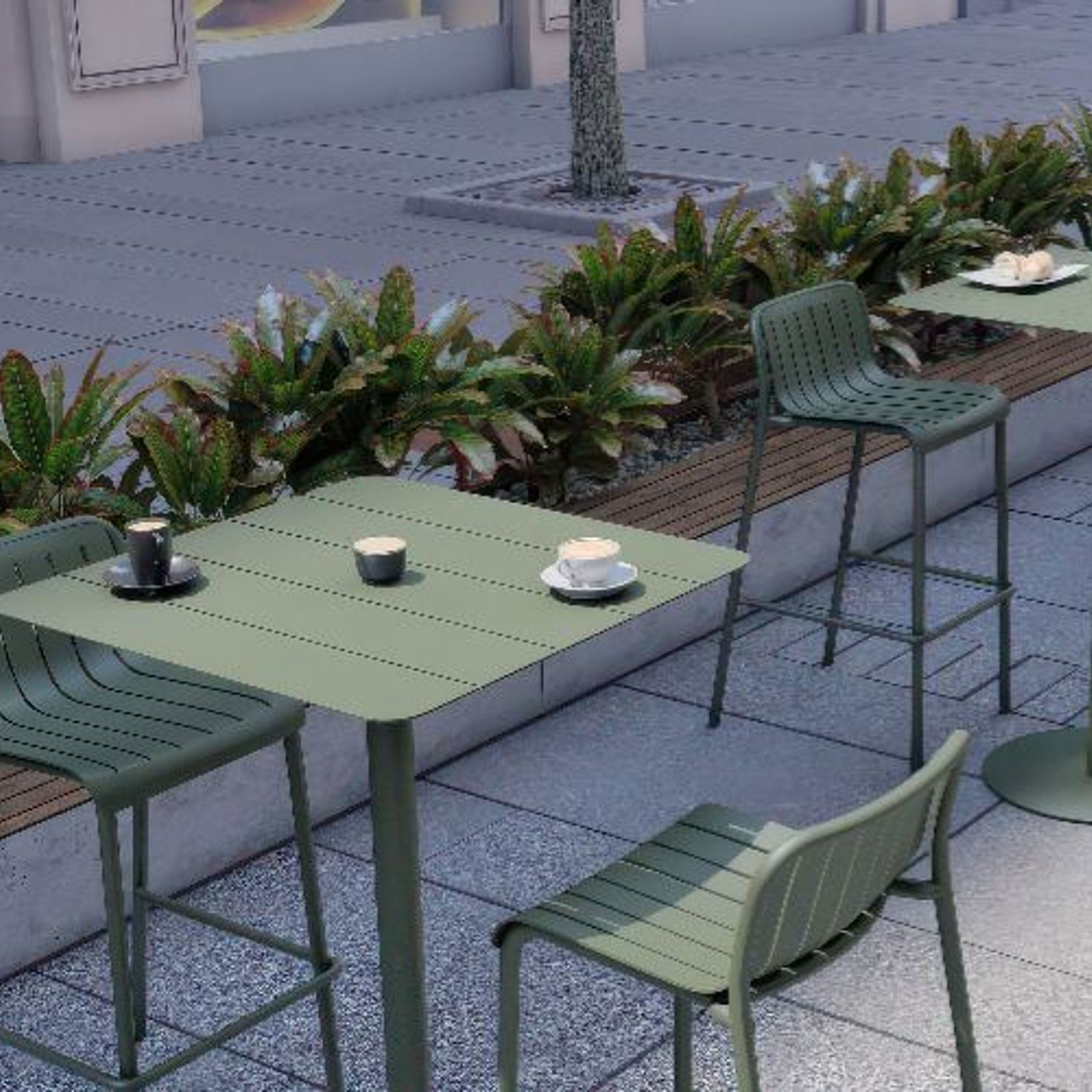 Roku Outdoor High Bar Table gallery detail image