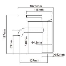 Lucid Pin Basin Mixer Light Brushed Brass gallery detail image