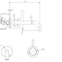 Telaio Wall Mounted Basin Mixer gallery detail image