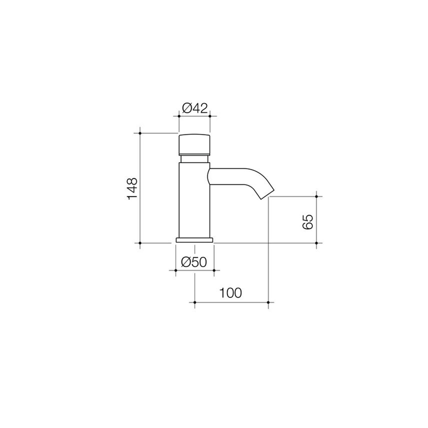 Civic Hob Push Timed Flow Tap gallery detail image