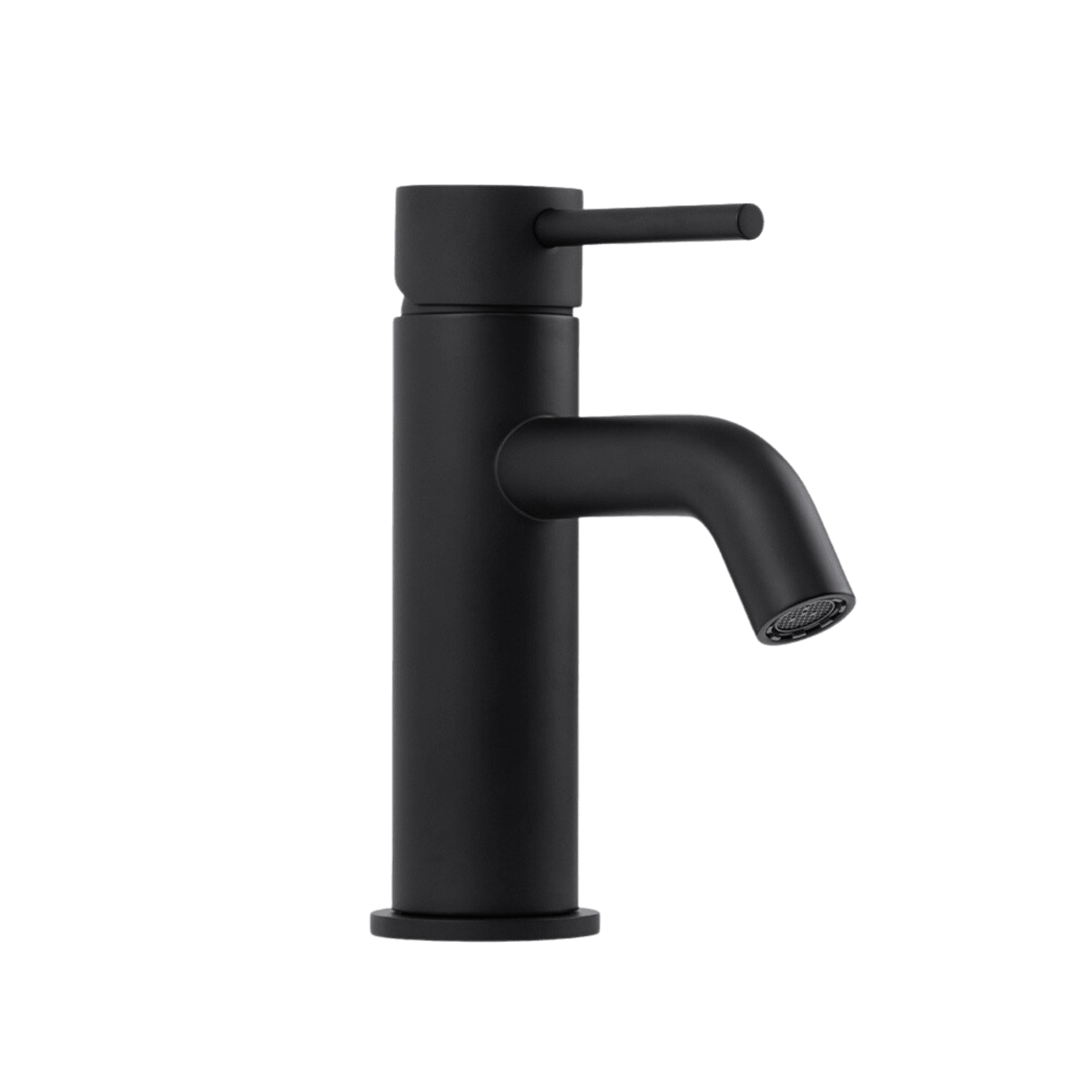 Mira Matte Black Short Basin Mixer gallery detail image
