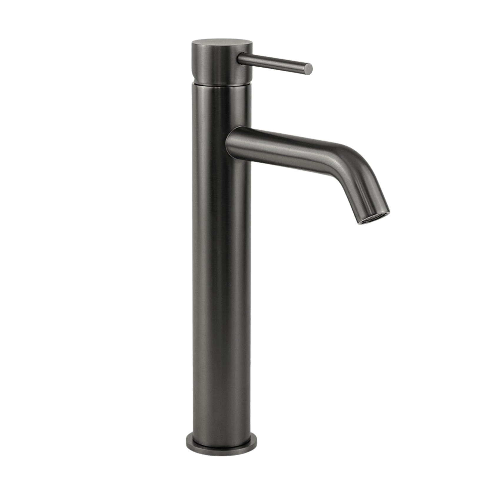 Mira Brushed Gunmetal Tall Basin Mixer gallery detail image