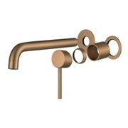 Lucid Pin Spout Mixer Trim Kit Brushed Copper gallery detail image