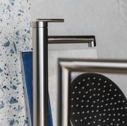 Caddence Tall Basin Mixer Brushed Nickel gallery detail image