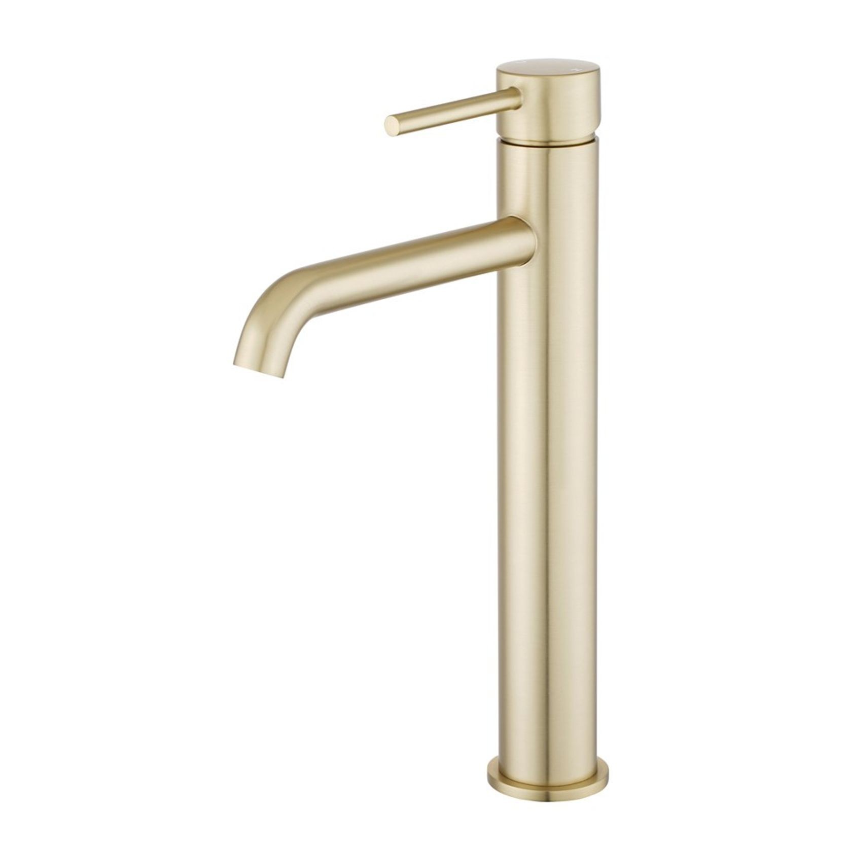 Lucid Pin Tall Basin Mixer Light Brushed Brass gallery detail image