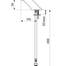 DELABIE Tempomix 3 basin mixer - Lead free* gallery detail image