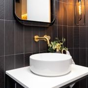 Lucid Pin Wall Spout Brushed Brass gallery detail image