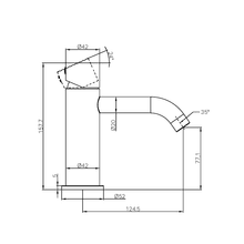 Zen SS316L Basin Mixer Handless | Graphite gallery detail image