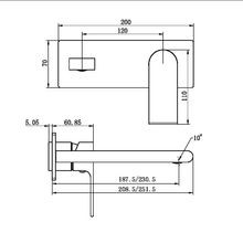 Bianca Basin/Bath Mixer 187mm Trim Kits | Chrome gallery detail image
