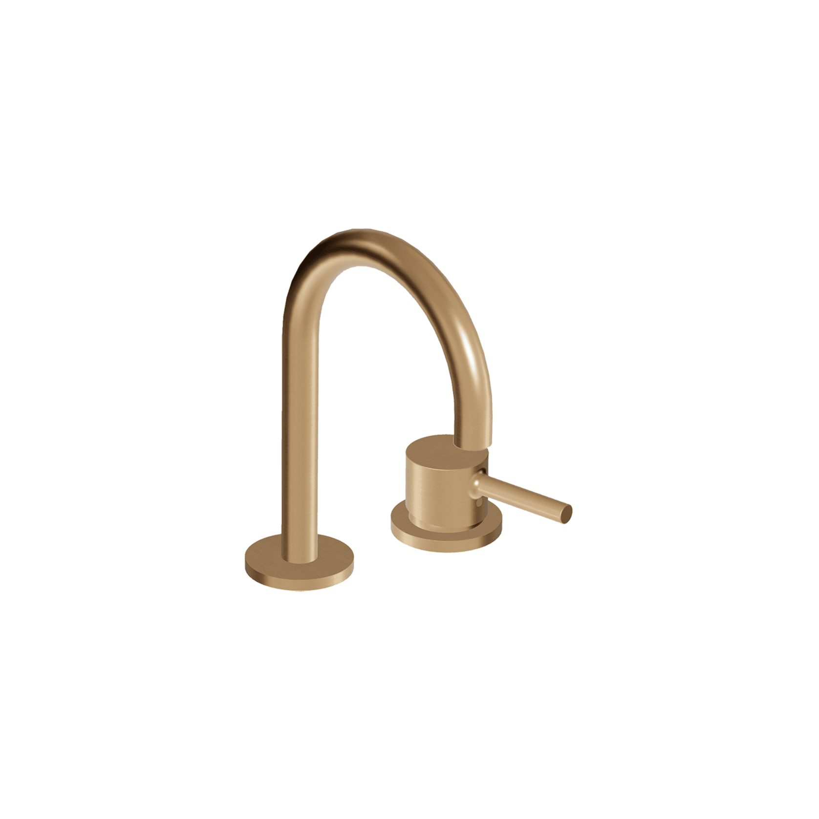 Pan S 2 Tap Hole Goose Neck Basin Mixer gallery detail image