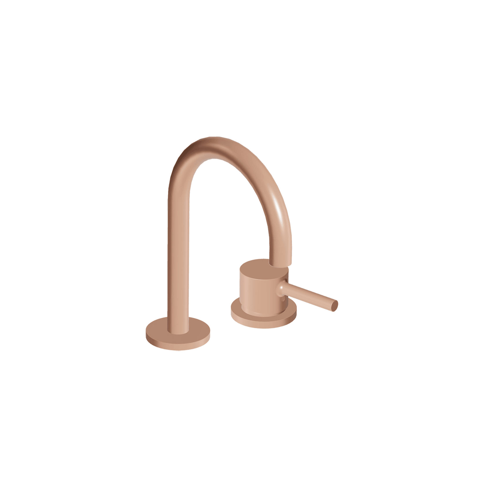 Pan S 2 Tap Hole Goose Neck Basin Mixer gallery detail image