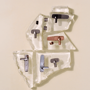 Veloce 3th Deck Mounted Basin Mixer Low Gooseneck Spout gallery detail image