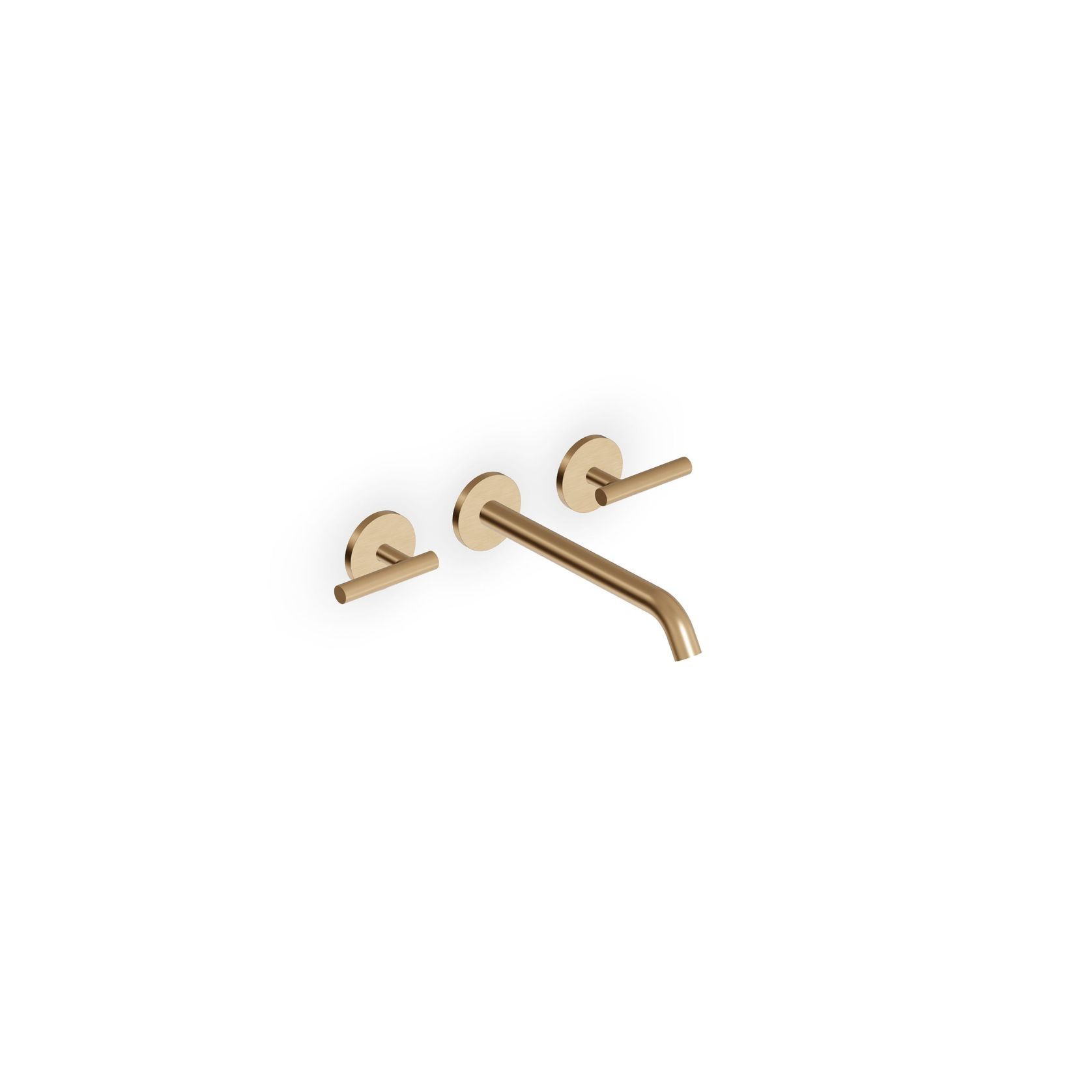 Pan S 3 Tap Hole Wall Mounted Basin Mixer 220mm gallery detail image