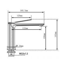 Rushy Basin Mixer Brushed Nickel gallery detail image