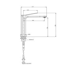 Rushy Tall Basin Mixer Gun Metal Grey gallery detail image