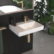 Urbane || Left Hand Shelf Wall Basin gallery detail image
