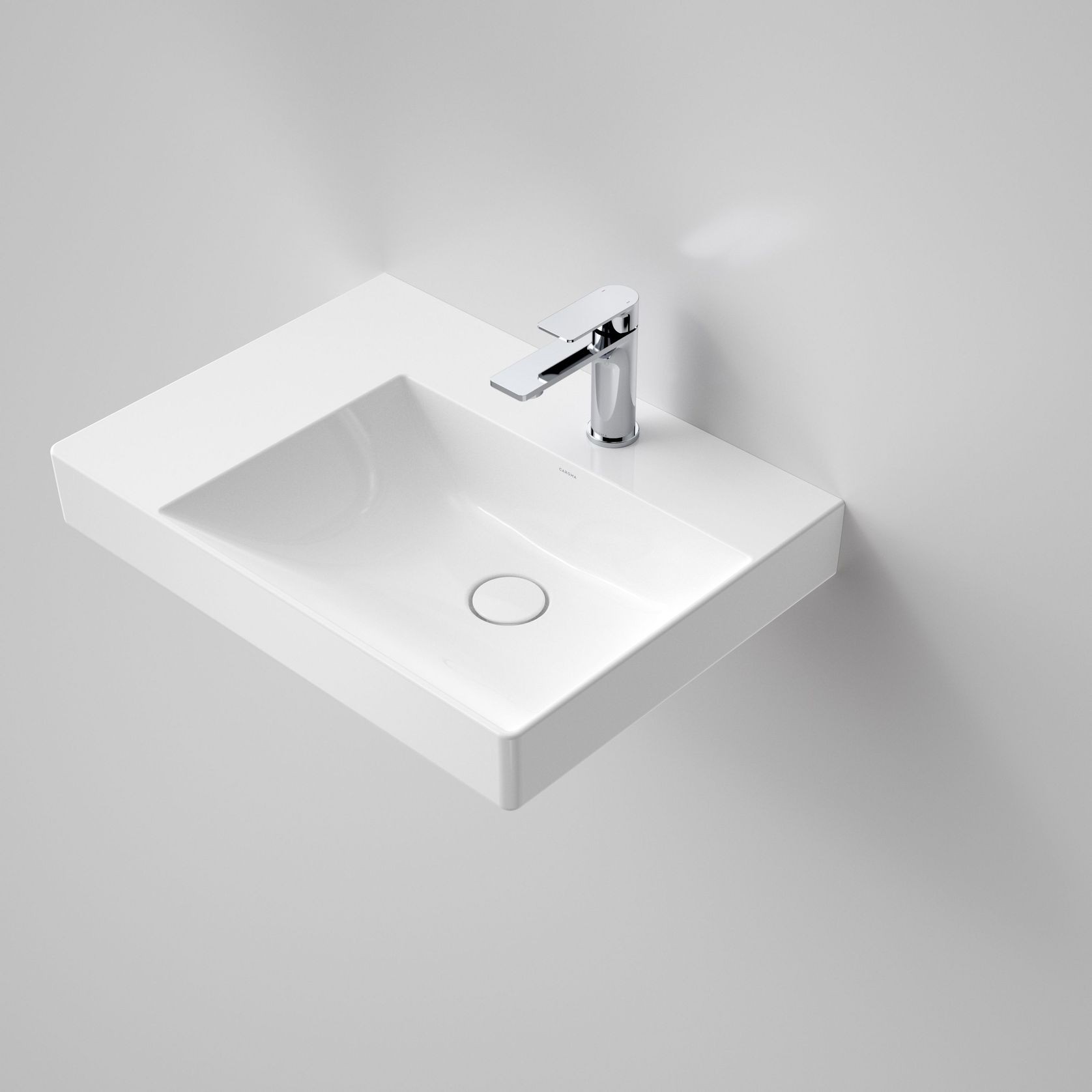 Urbane || Left Hand Shelf Wall Basin gallery detail image