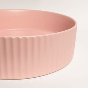 Camilla Fluted Matte Pink Basin gallery detail image