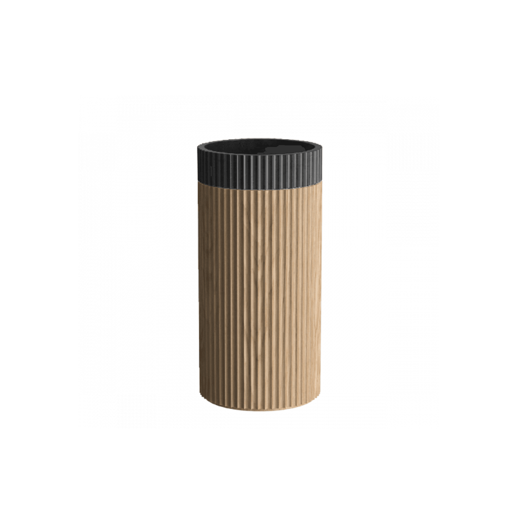 Doric Round Basin With Timber Pedestal gallery detail image