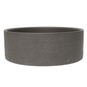 Alma Amos Circle Rustic Concrete Basin Meteor Grey gallery detail image