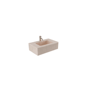BARE Concrete Fluted Wall Basin 755mm gallery detail image