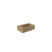 BARE Concrete Fluted Wall Basin 755mm gallery detail image