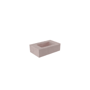 BARE Concrete Fluted Wall Basin 755mm gallery detail image