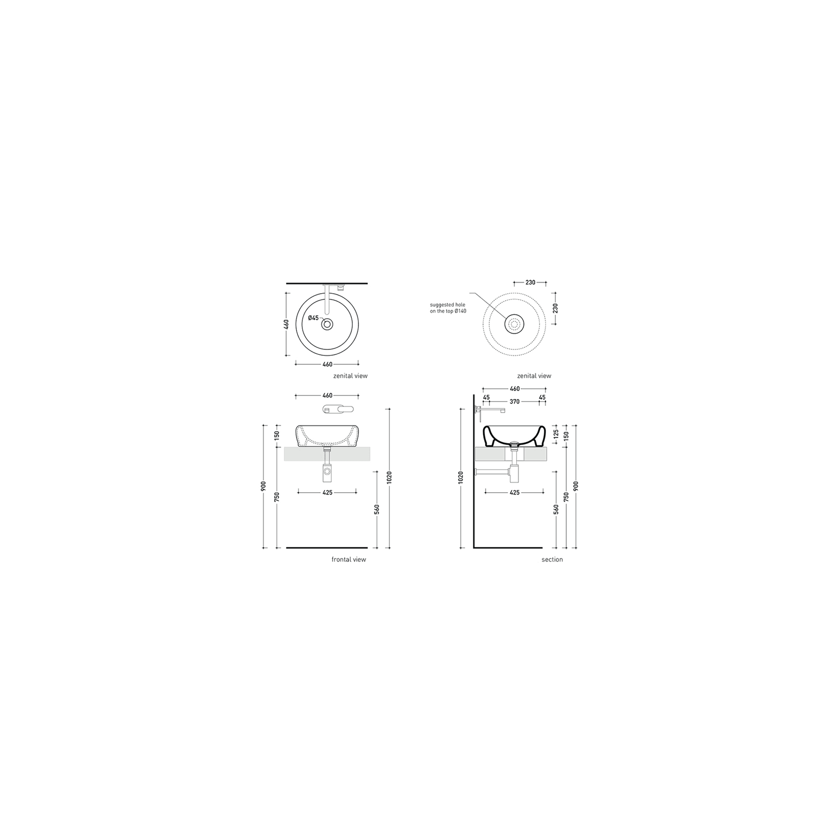 Siena Vessel Basin gallery detail image