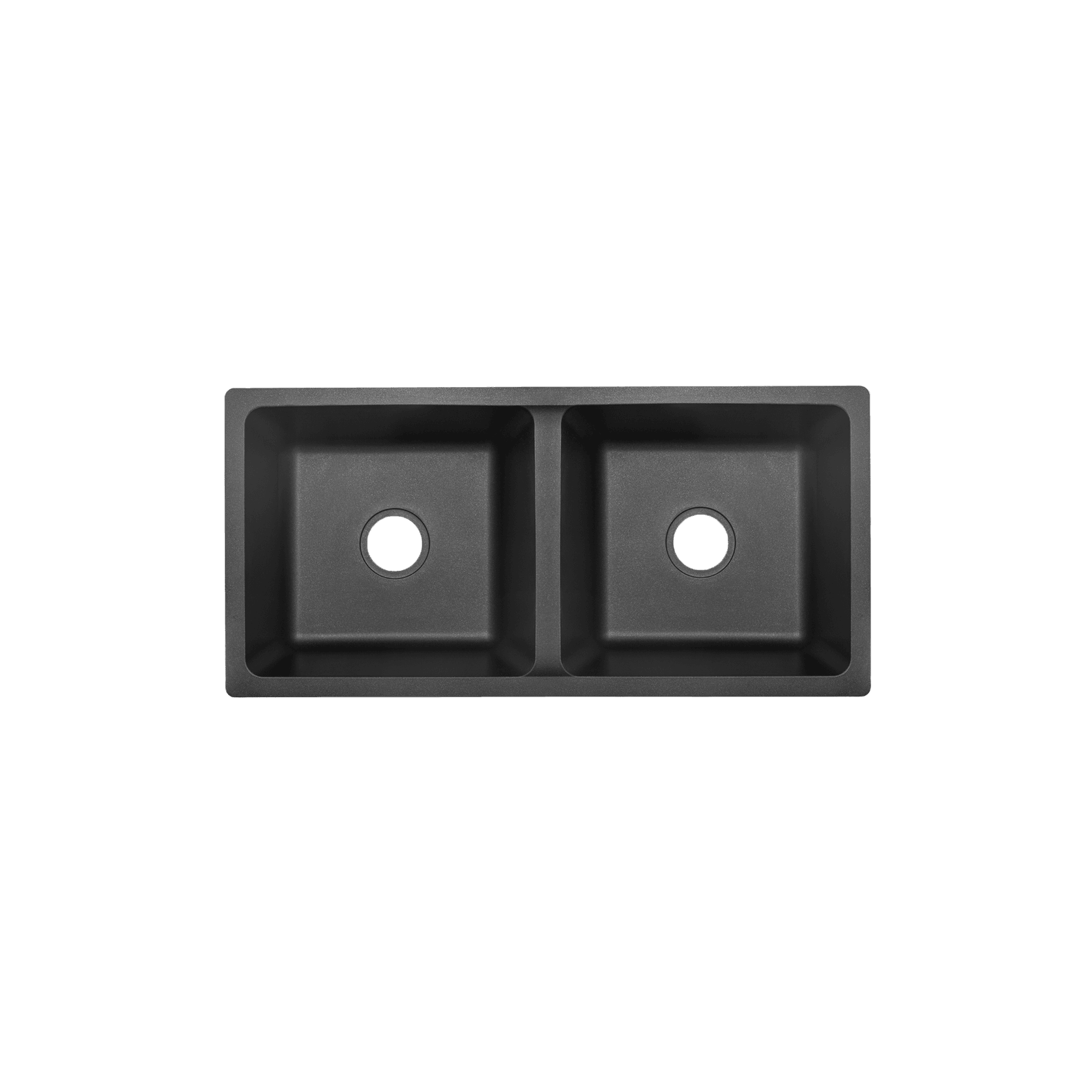 Vera Double Sink | Black Granite gallery detail image