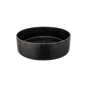 iStone Round Basin 380 x 110mm Black Marble gallery detail image