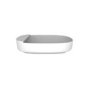 iStone Ovale Basin 550mm Matte White (With Tray) gallery detail image
