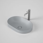 Liano II 530mm Pill Inset Basin - Matte Grey gallery detail image